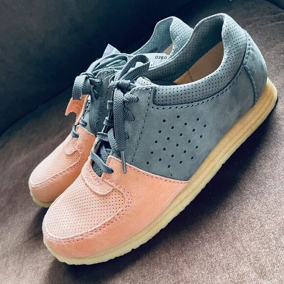 Super Rare Clarks Ronnie Fieg X Kildare Salmon Grey Suede Sneaker Chukka 9 US  M main image 7